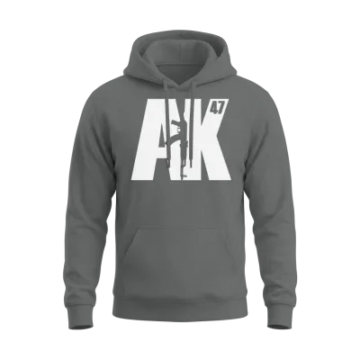 Ak-47 Soviet Kalashnikov Pro Second Amendment Unisex Hoodie - Graphite Heather