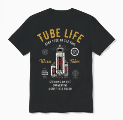 🔥 Tube Life ⚡️ Stay True to the Tube Unisex T-Shirt - Black