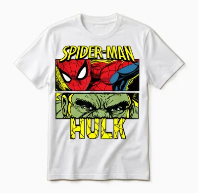 Marvel Studios Spider-Man: Bnd Movie 2026 Spidey & the Hulk Unisex T-Shirt - White
