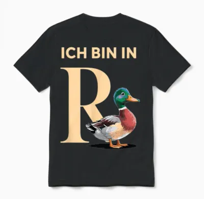 Lustiges Ich Bin in Rente Mit Ente Rentner Ruhestand 2025 Unisex T-Shirt - Black