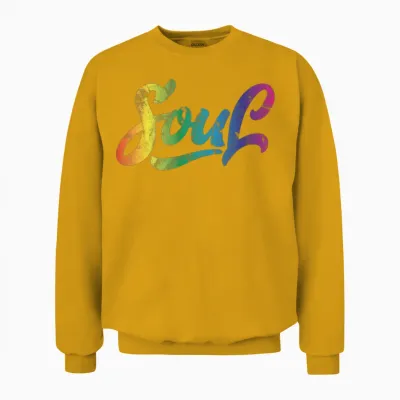 Soul Retro Unisex Sweatshirt - Gold