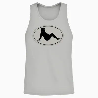 Mudflap Man Unisex Tank Top - Ash