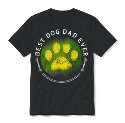 Dog Pet-Animals Accessories Dog-Moms and Dog-Dads Unisex T-Shirt - Black