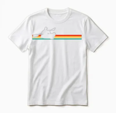 Canoe Retro Unisex T-Shirt - White