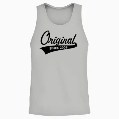 Original Since 2009 (year of Birth, Birthday / B) Unisex Tank Top - Ash