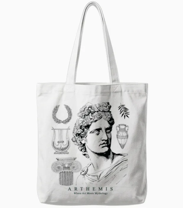Greek Gods Aesthetic Art - Christian & Faith Tote Bags in White