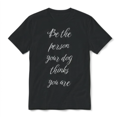 Dog Sayings, Dog Short Quote, Dog Phrases Unisex T-Shirt - Black