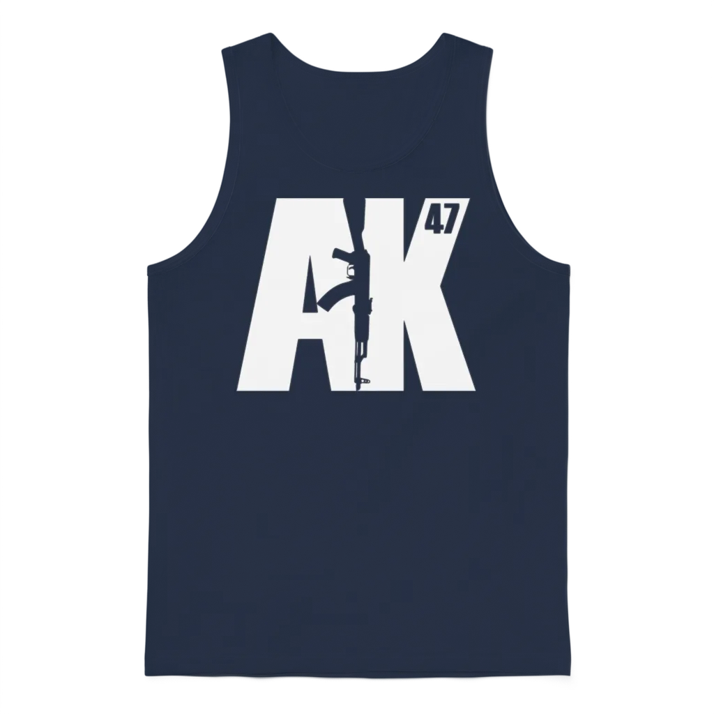 Ak-47 Soviet Kalashnikov Pro Second Amendment Unisex Tank Top - Navy