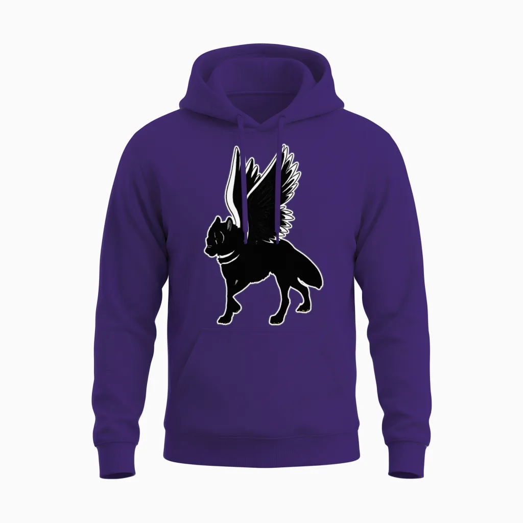 Dogs, Dogs, Cute, Puppy, Animal, Funny, Animals Unisex Hoodie in Purple