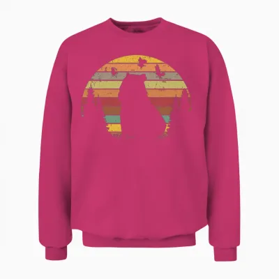 Capybara Retro Vintage Unisex Sweatshirt - Heliconia