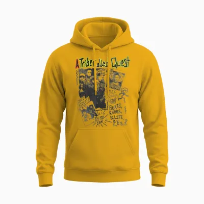 Eine Tribe Called Quest Band-Collage Unisex Hoodie - Gold