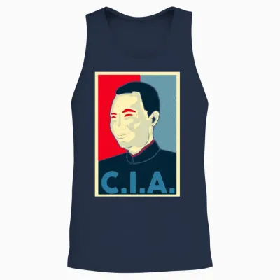General Vang Pao Unisex Tank Top - Navy