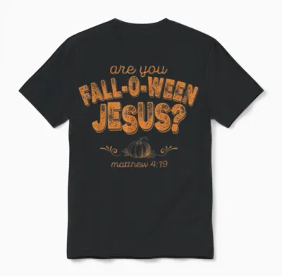 Are You Fall-O-Ween Jesus Unisex T-Shirt - Black