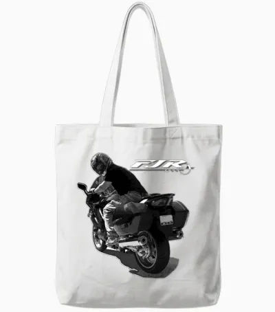 Yamaha Fjr 1300 Sport Touring Motorcycle Tote Bags - White