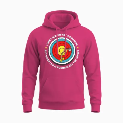 Archery Funny Unisex Hoodie - Heliconia