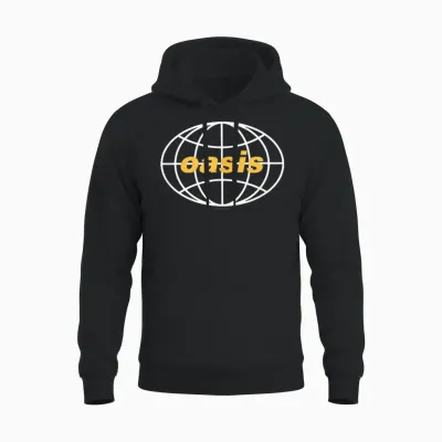 Oasis – Amazon Exclusive All Around the World 1997 Black Unisex Hoodie - Black