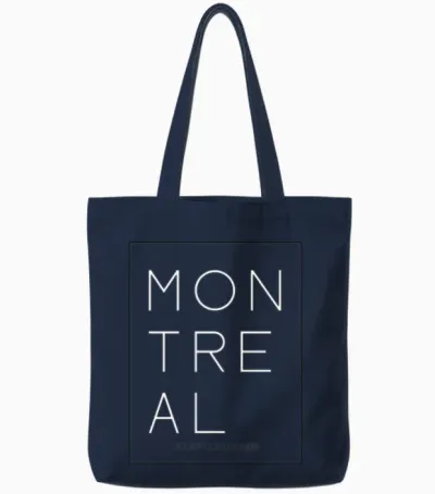 Montreal Tote Bags - Navy
