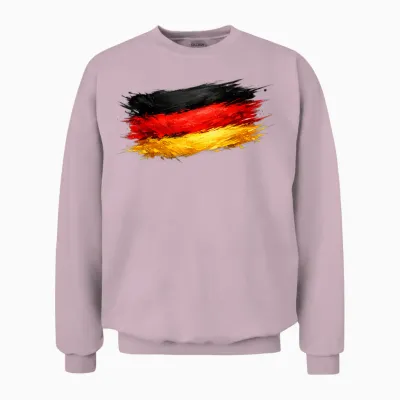 Fußball - Deutschland Fan Unisex Sweatshirt - Light Pink