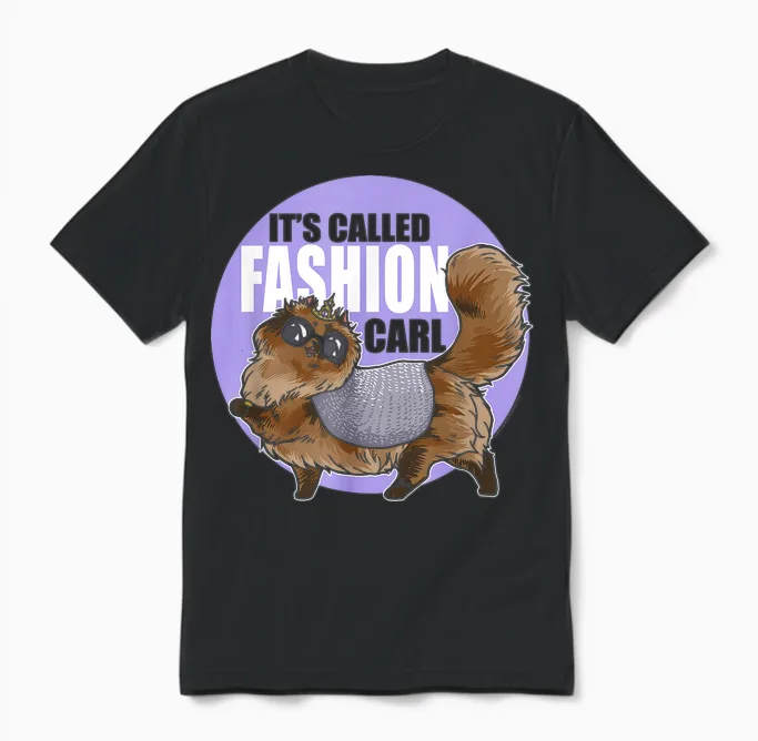Dcc It's Called Fashion Carl Princess Donut Book Series Unisex T-Shirt in Black
