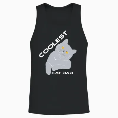 Funny Animals Unisex Tank Top - Black
