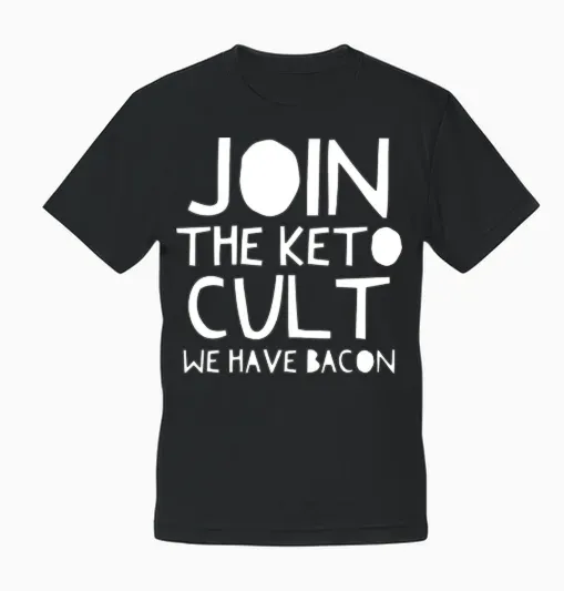 Join the Keto Funny Unisex T-Shirt - Black