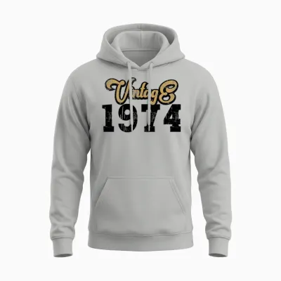 1974 Vintage Unisex Hoodie - Ash