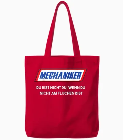 Car Screwdriver T-Shirt Screws Car Mechanic Gift Tote Bags - Red