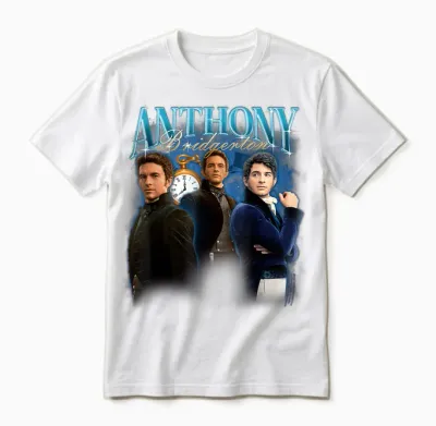 Bridgerton Anthony Bridgerton Vintage Unisex T-Shirt - White