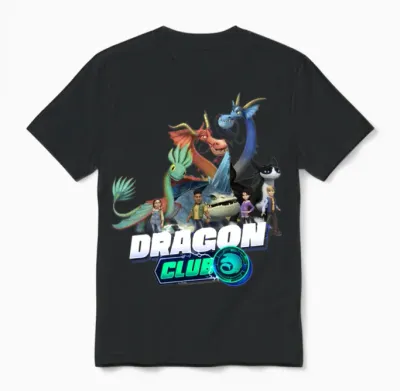 Dragons: the Nine Realms Dragon Club Members Unisex T-Shirt - Black