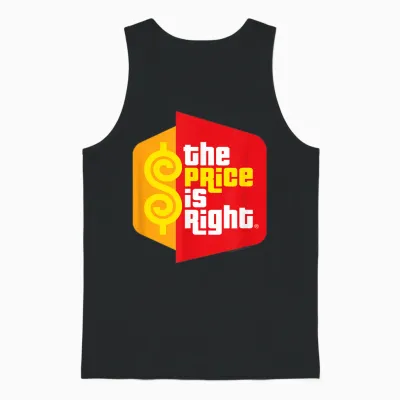 Price Is Right Logo Unisex Tank Top - Black