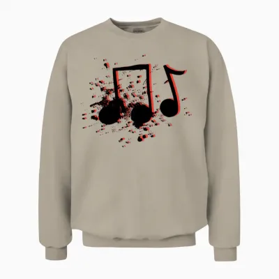 Pop Graphic Art Unisex Sweatshirt - Sand