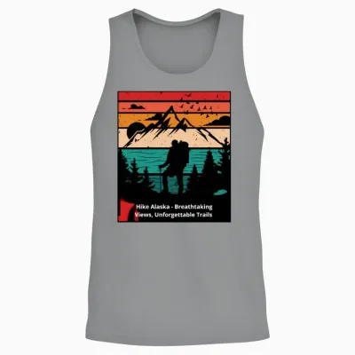 Hike Alaska Unisex Tank Top - Sport Grey