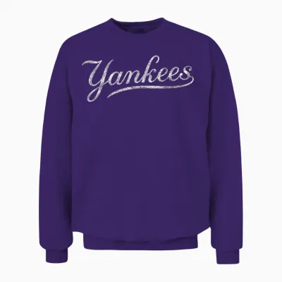Vintage Yankee Name Personalized Unisex Sweatshirt - Purple