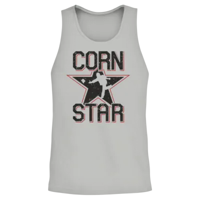 Corn Star Unisex Tank Top - Ash