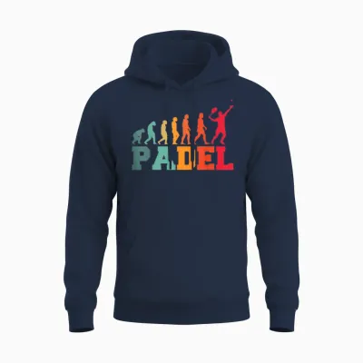 Funny Padel It's Fun Player Padel Tennis T-Shirt, Black Unisex Hoodie - Navy