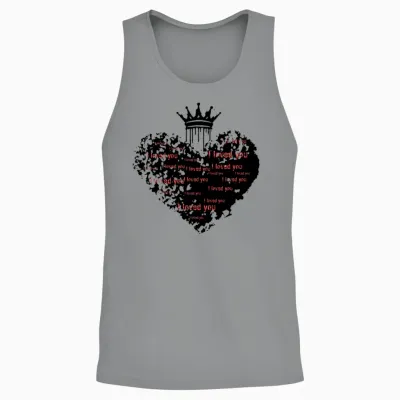 I Loved You Unisex Tank Top - Sport Grey