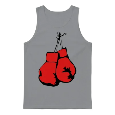 Hanging Boxing Gloves Unisex Tank Top - Sport Grey