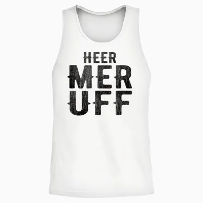 Heer Mer Uff Heimat Hessen Frankfurt Dialekt Pfalz Pfälzer Unisex Tank Top - White