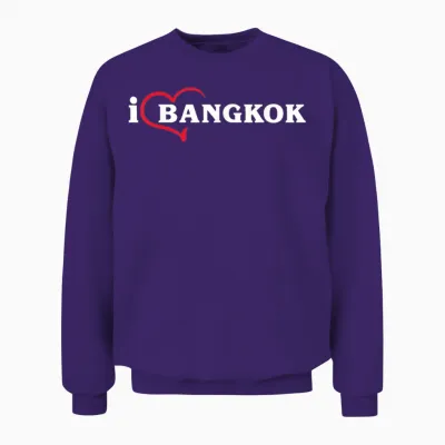 Bangkok Thaïlande Souvenir Couple Groupe Famille Assorti Unisex Sweatshirt - Purple
