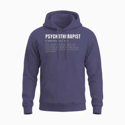 Funny Psychotherapist Definition Occupation Unisex Hoodie - Heather Sport Dark Navy