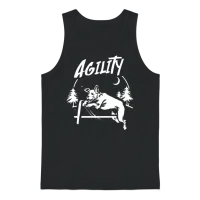 Dog Agility Lovers Unisex Tank Top - Black – 1