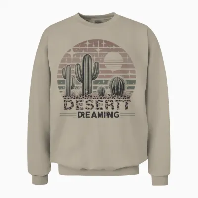 Retro Desert Unisex Sweatshirt - Sand