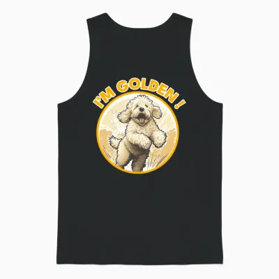 Cool Dog Unisex Tank Top - Black