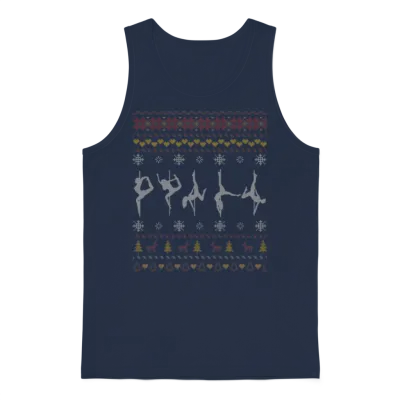 Pole Dance Ugly Unisex Tank Top - Navy