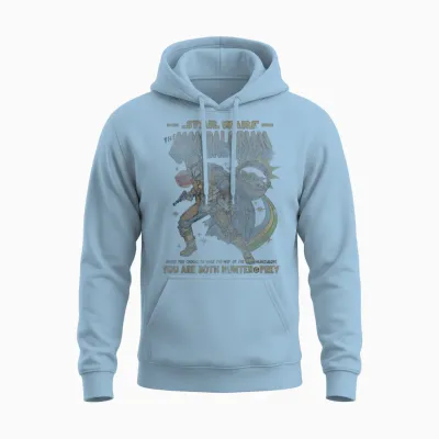 Star Wars Mandalorian Comic Unisex Hoodie - Light Blue