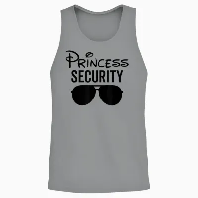 Princesse Sécurité Papa Copain Mari Grossesse Unisex Tank Top - Sport Grey