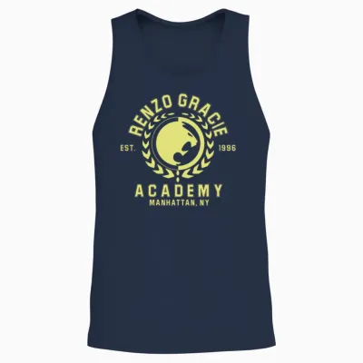 Renzo Gracie Jiu Jitsu Unisex Tank Top - Navy