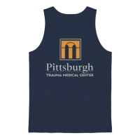 Pittsburgh Unisex Tank Top - Navy – 1