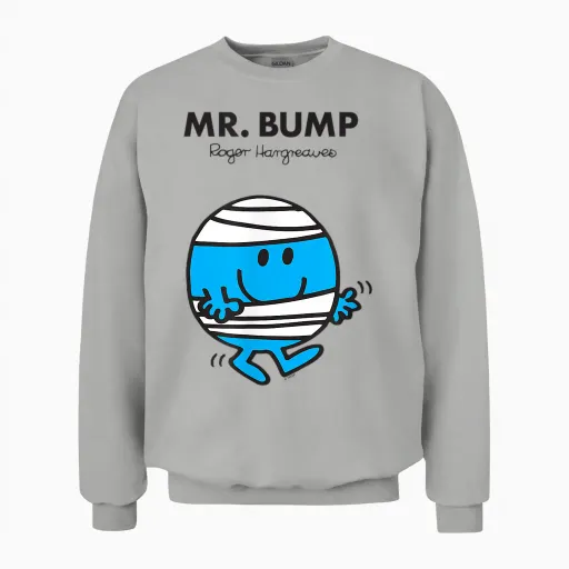 Mr. Men Mr. Bump Unisex Sweatshirt - Ash