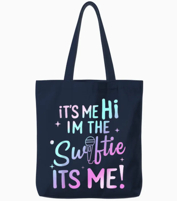 Its Me Hi Im the Birthday Girl Its Me Birthday Taylor Women Tote Bags in Navy